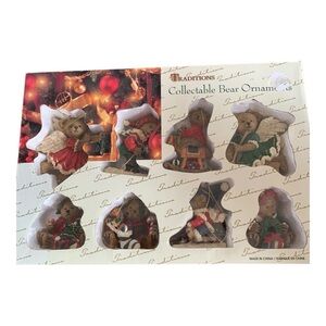 Collectible Traditions Collectable Bear Ornaments